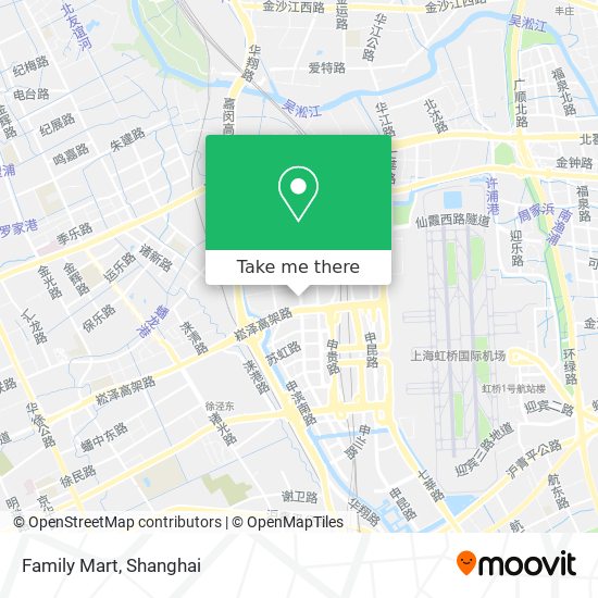 Family Mart map