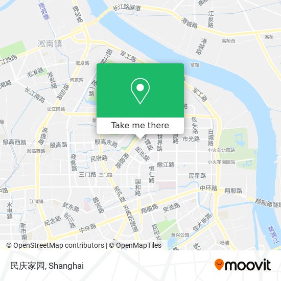 民庆家园 map