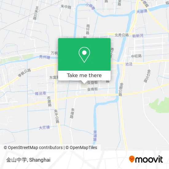金山中学 map