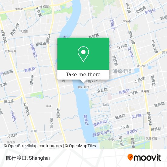 陈行渡口 map