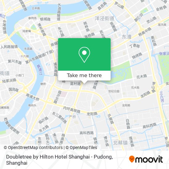 Doubletree by Hilton Hotel Shanghai - Pudong map