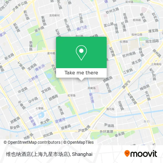 维也纳酒店(上海九星市场店) map