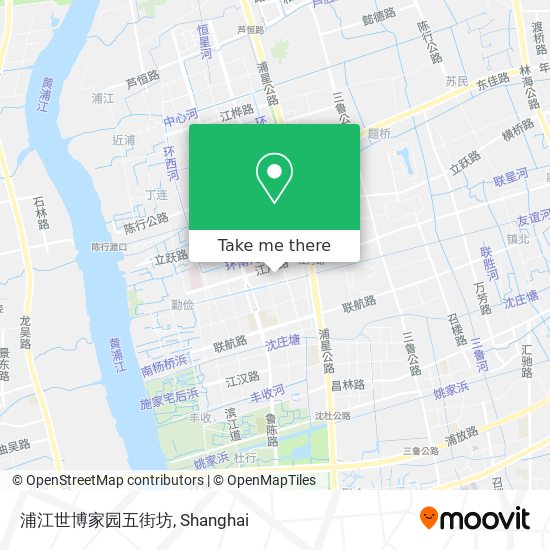浦江世博家园五街坊 map
