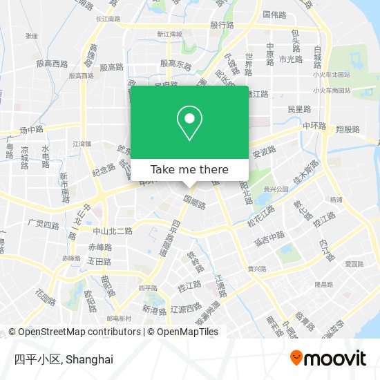四平小区 map