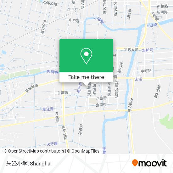 朱泾小学 map