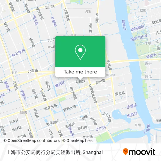 上海市公安局闵行分局吴泾派出所 map