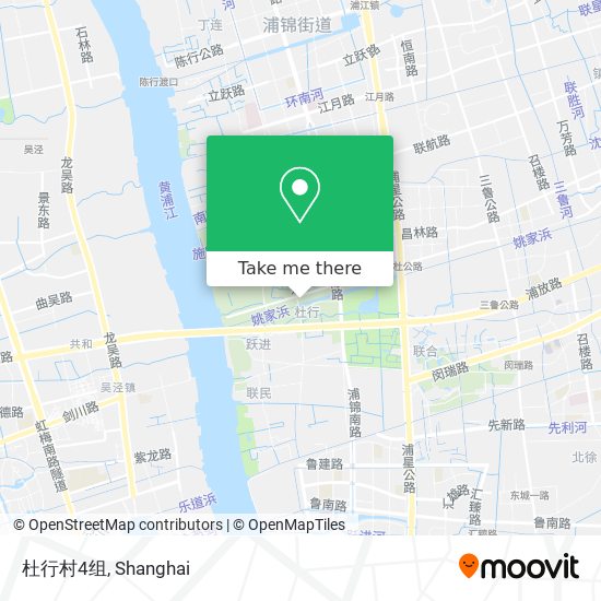 杜行村4组 map