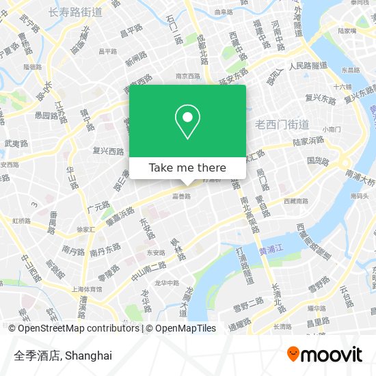 全季酒店 map