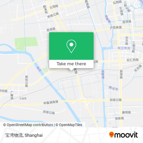 宝湾物流 map