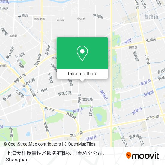 上海天祥质量技术服务有限公司金桥分公司 map