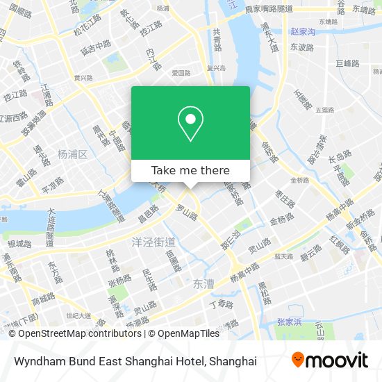 Wyndham Bund East Shanghai Hotel map