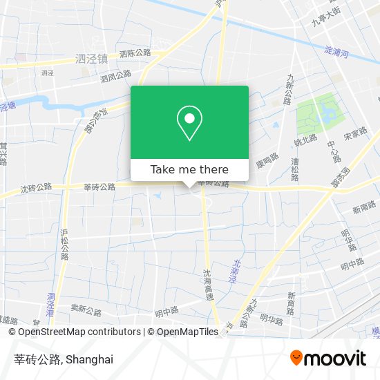 莘砖公路 map