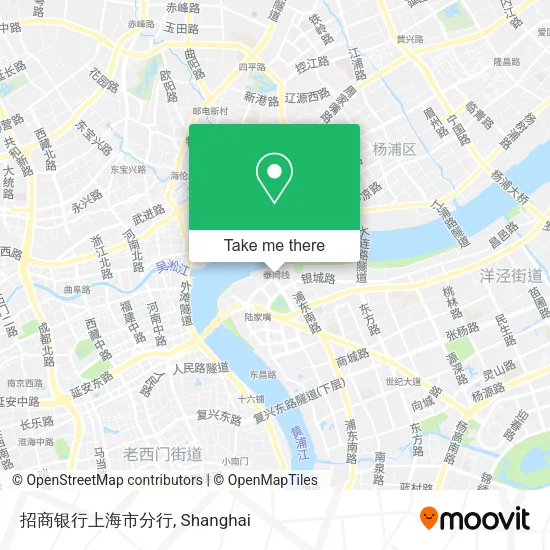 招商银行上海市分行 map
