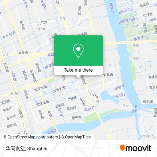 华闵食堂 map