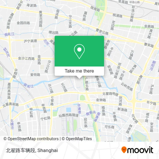 北翟路车辆段 map
