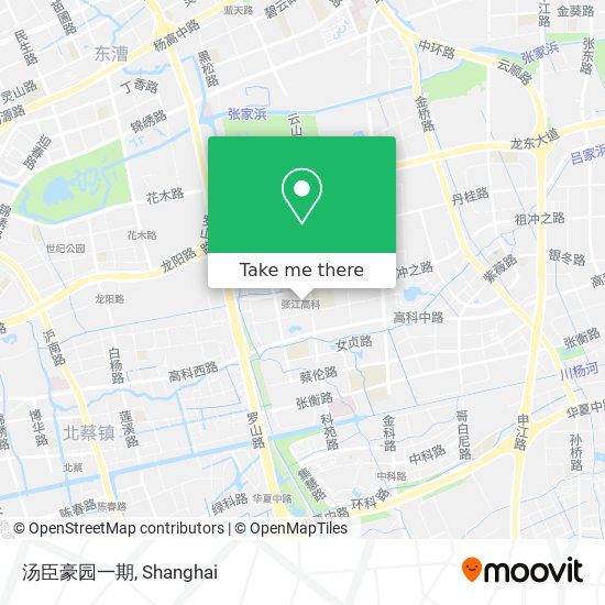 汤臣豪园一期 map