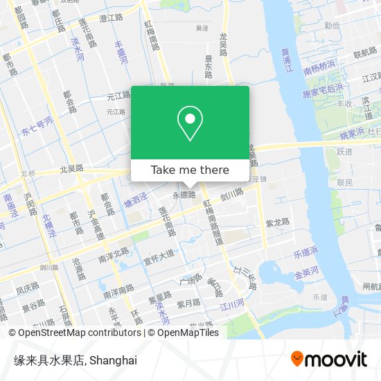 缘来具水果店 map