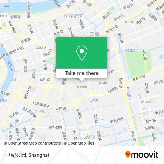 世纪公园 map