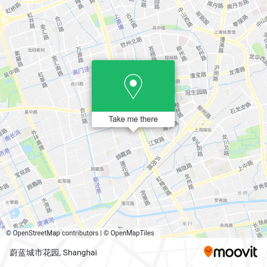 蔚蓝城市花园 map