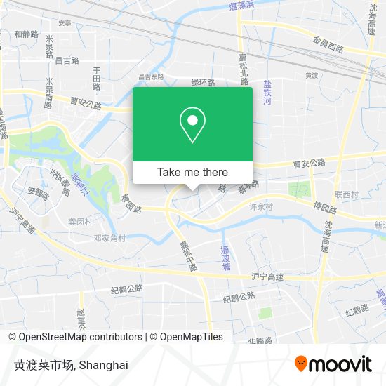 黄渡菜市场 map