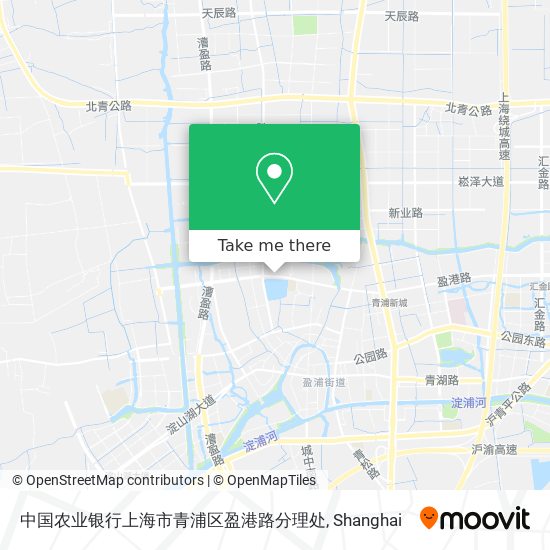 中国农业银行上海市青浦区盈港路分理处 map
