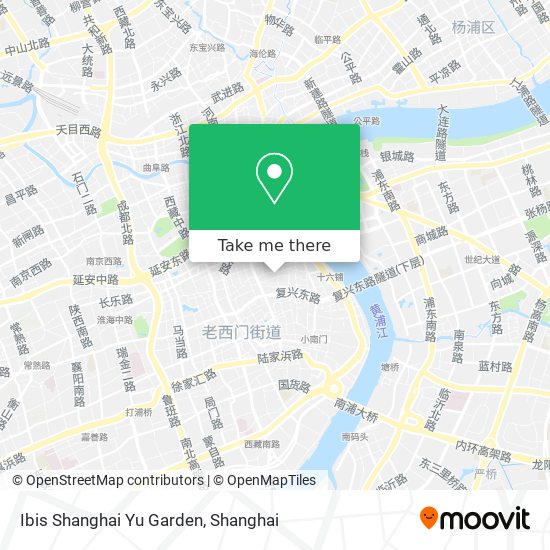 Ibis Shanghai Yu Garden map