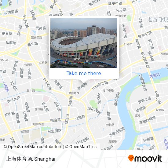 上海体育场 map