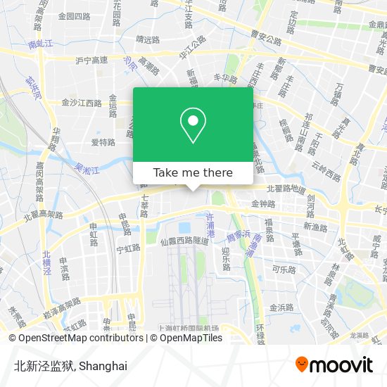 北新泾监狱 map