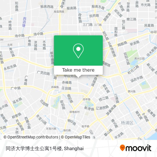 同济大学博士生公寓1号楼 map