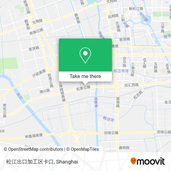 松江出口加工区卡口 map