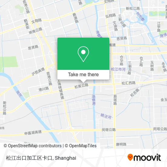 松江出口加工区卡口 map