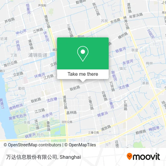 万达信息股份有限公司 map