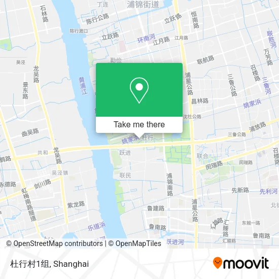 杜行村1组 map