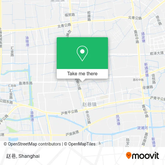 赵巷 map