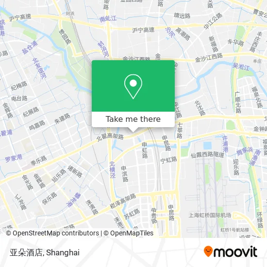 亚朵酒店 map