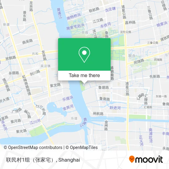 联民村1组（张家宅） map