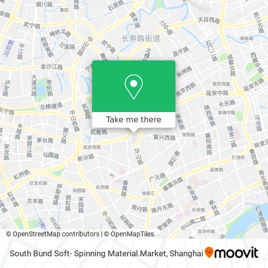 South Bund Soft- Spinning Material.Market map