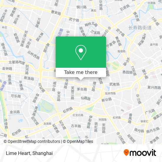 Lime Heart map