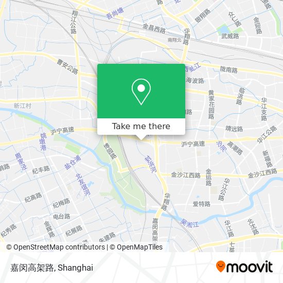 嘉闵高架路 map