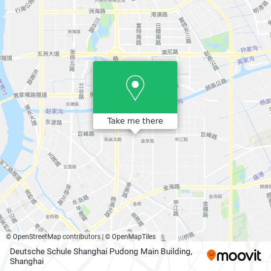 Deutsche Schule Shanghai Pudong Main Building map