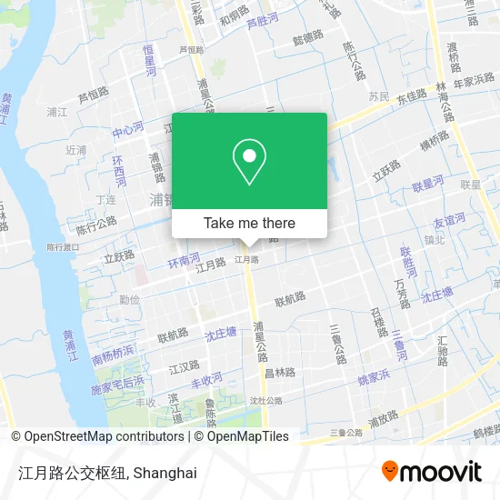 江月路公交枢纽 map
