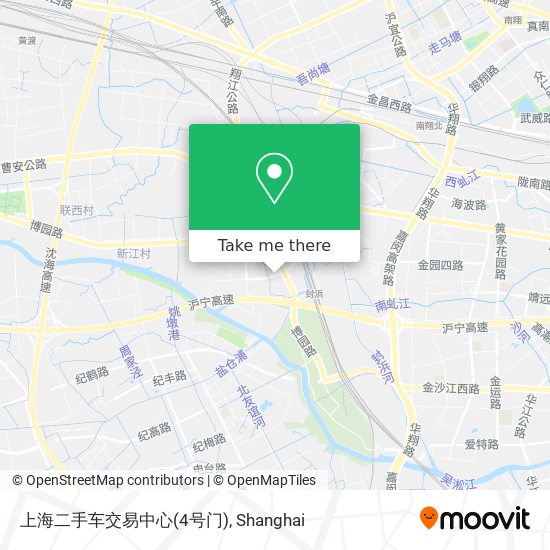 上海二手车交易中心(4号门) map