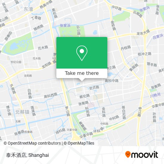 泰禾酒店 map