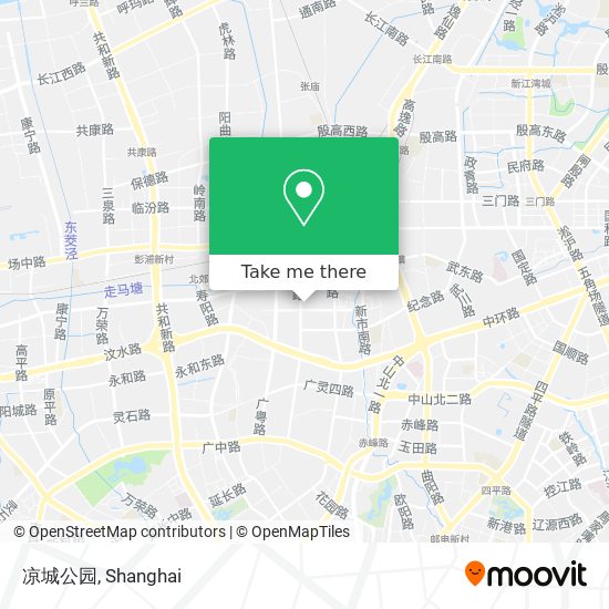 凉城公园 map