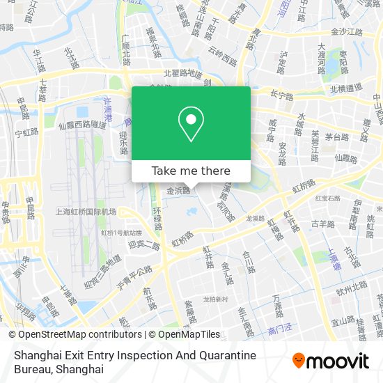 Shanghai Exit Entry Inspection And Quarantine Bureau map