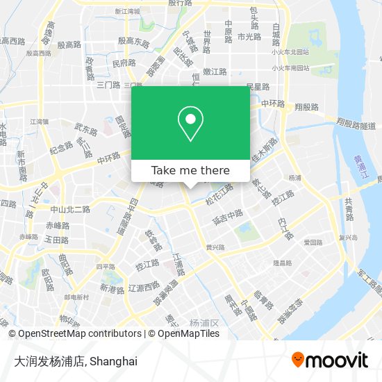 大润发杨浦店 map