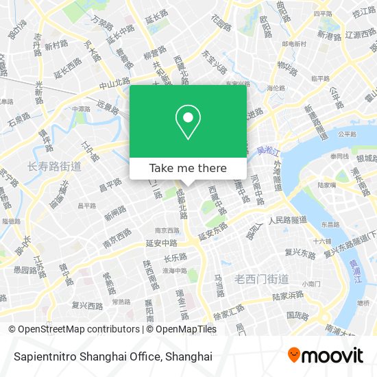 Sapientnitro Shanghai Office map