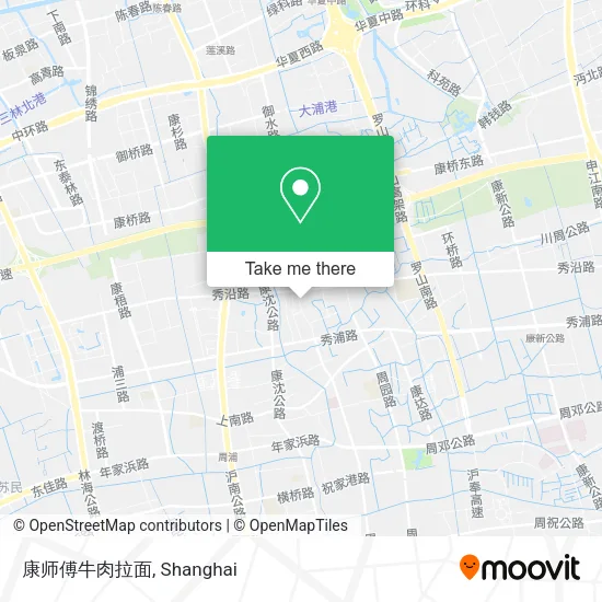 康师傅牛肉拉面 map