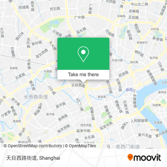 天目西路街道 map