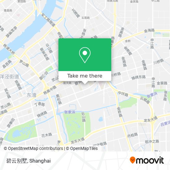 碧云别墅 map